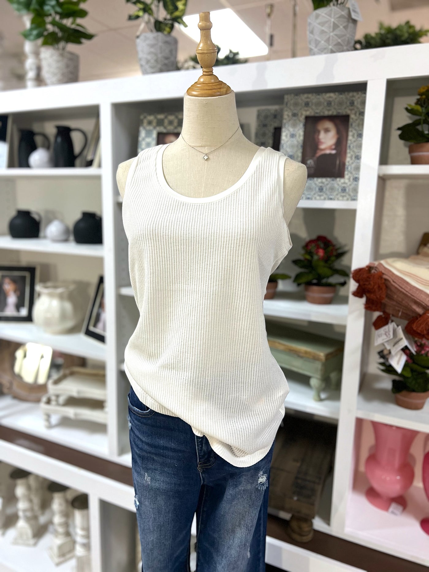 Sasha Tank - White