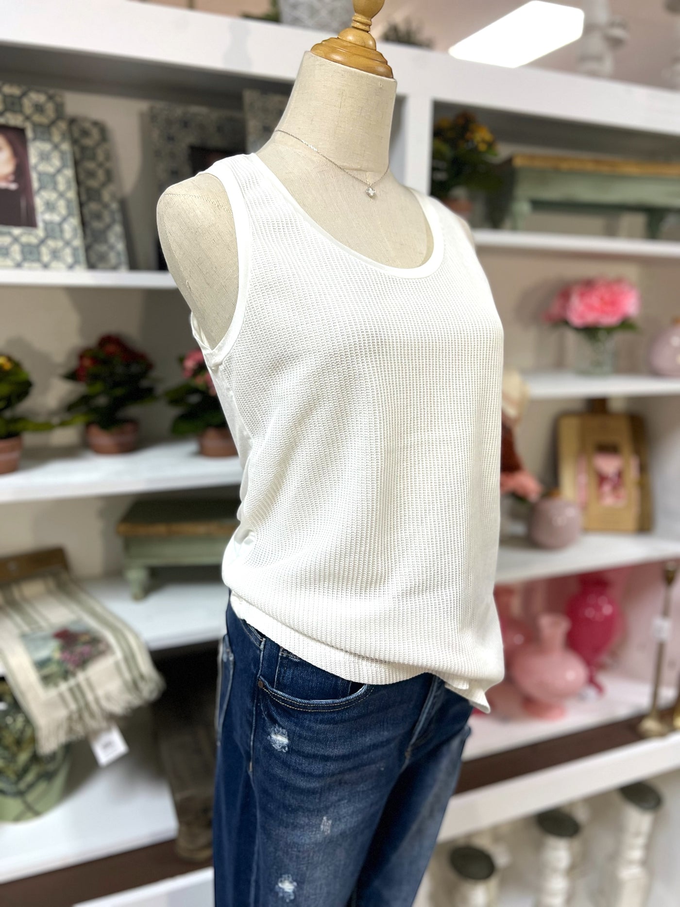 Sasha Tank - White