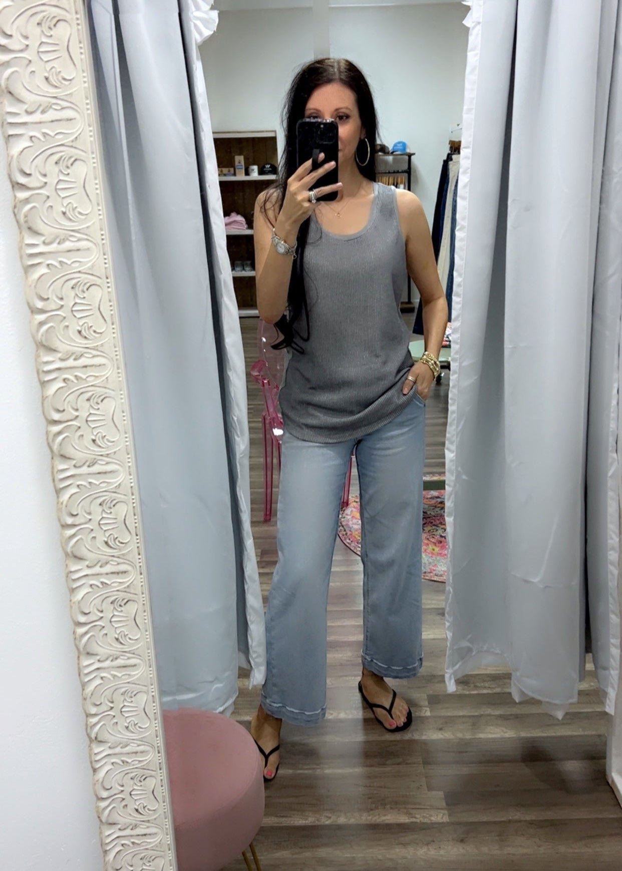 Sasha Tank - Silver