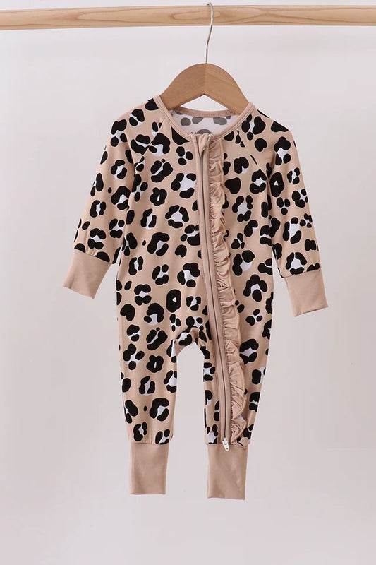 Leopard Bamboo Romper