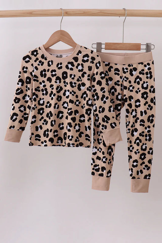 Leopard Bamboo Pajama Pant Set