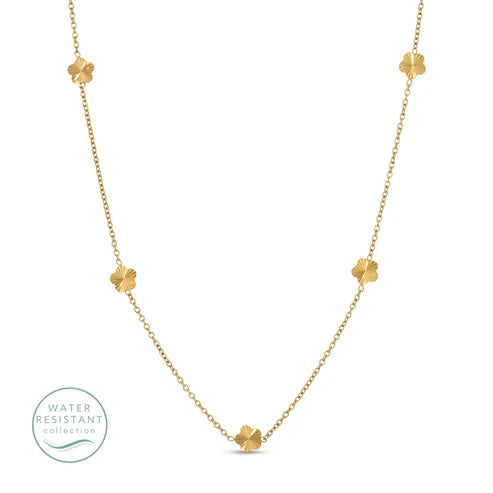 Delicate Fleurs Water Resistant Necklace)