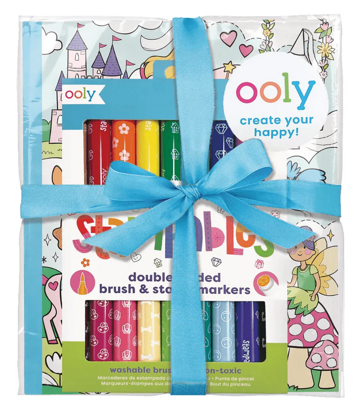 Princess & Fairies Stampable Coloring Giftables Pack