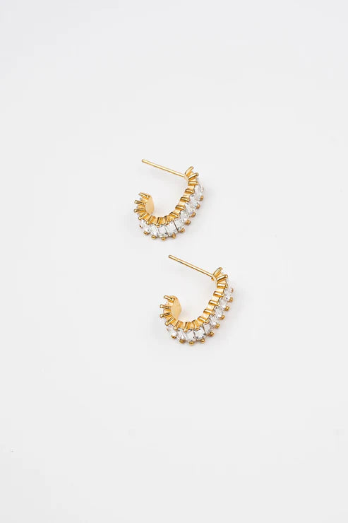 Squared Diamond Hoops Restocked