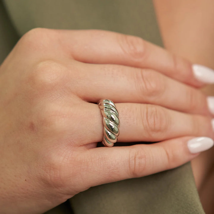 Silver Braid Ring