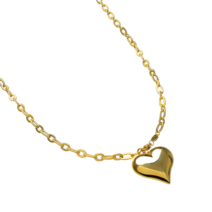 Big Puffy Heart Necklace ~ Brenda Grands