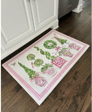 Pink Bamboo Mat
