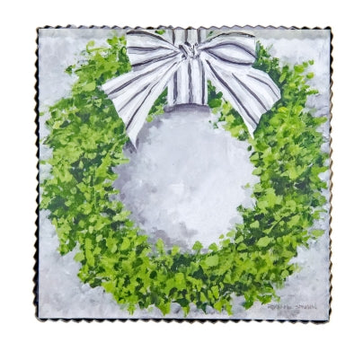 Boxwood Wreath Print