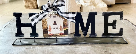 "HOME" Gallery Display Table Piece