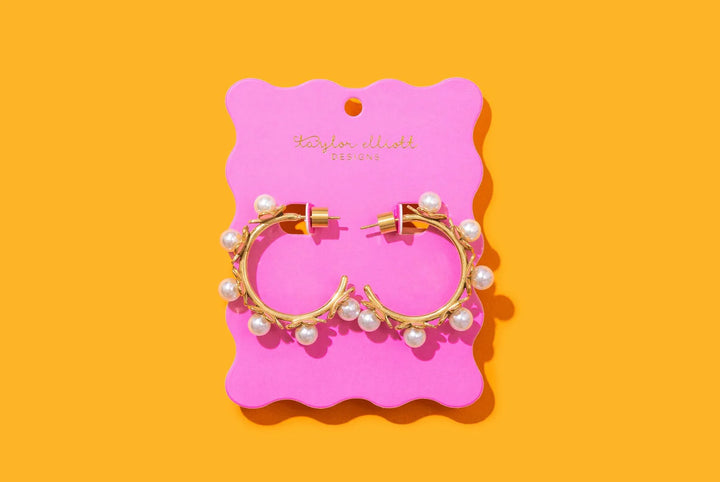 Kali Pearl Hoops