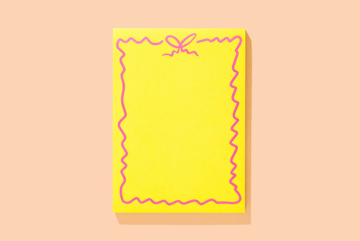 Notepad Bows 5x7