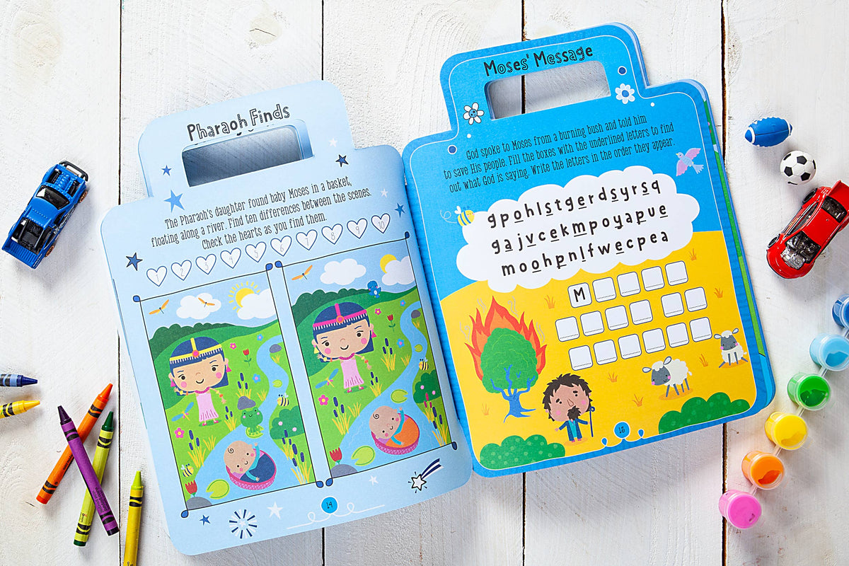 My Bible Backpack Activity Book (Boy's Christmas Gifts Idea)