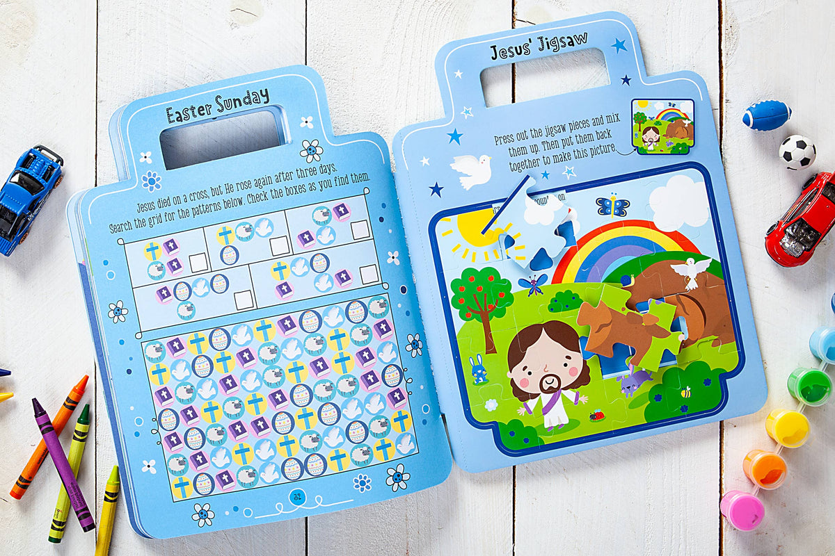 My Bible Backpack Activity Book (Boy's Christmas Gifts Idea)