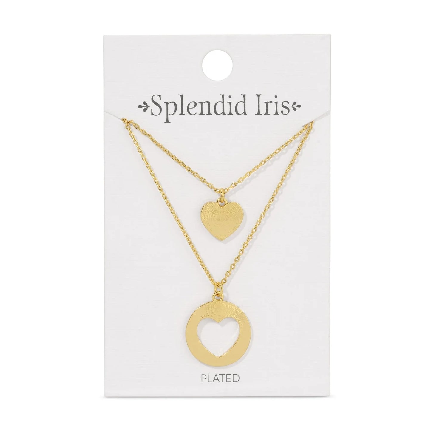 Be Connected - Inner & Outer Heart Friendship Necklaces - Gold