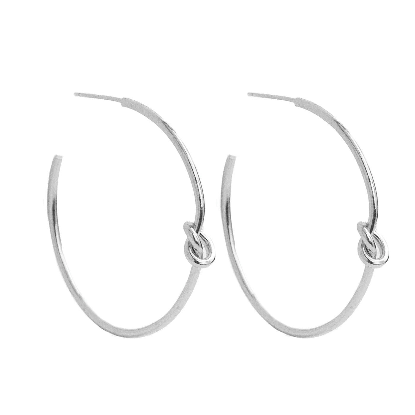 Delicate Knot Hoop